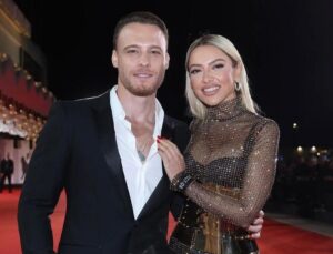 Hadise ve Kerem Bürsin kırmızı halı da şov yaptı! Herkes hayran kaldı…