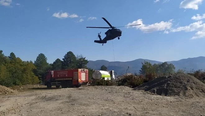 Hatay’da orman yangını