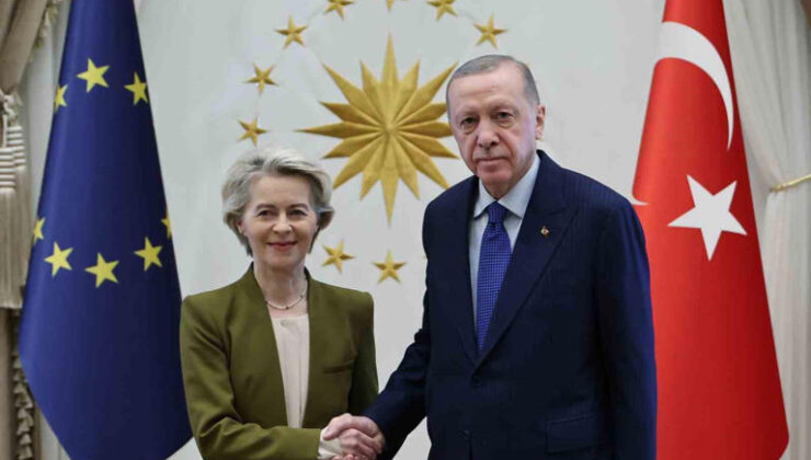 Erdoğan ve von der Leyen Beştepe’de görüştü