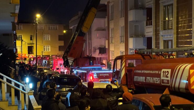 Çekmeköy’de apartman yangını!