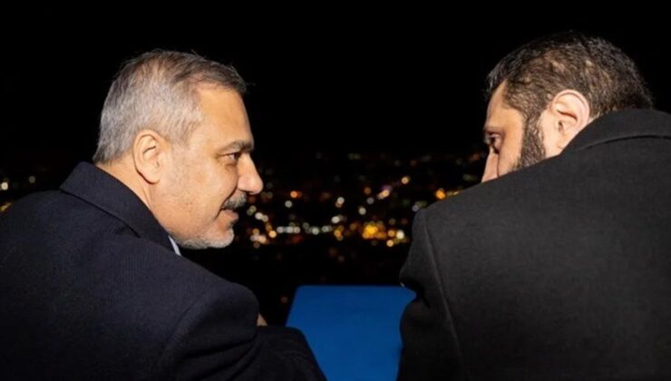 Bakan Fidan ve Şara, Şam’ın zirvesinde çay içti