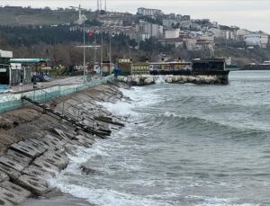 Tekirdağ’da deniz ulaşımına poyraz engeli