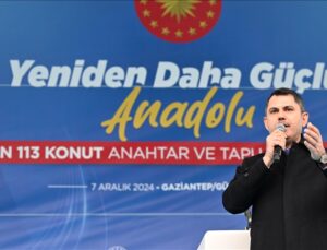 Bakan Kurum: “Çok çalışmak bize, boş konuşmak size”