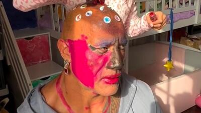 Dwayne Johnson’un kızlarıyla eğlenceli halleri! Babalık dersi verdi!