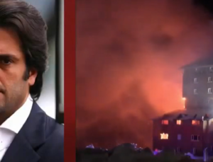 Kartalkaya’da yangın felaketine Mahsun Kırmızıgül tanıklık etti!