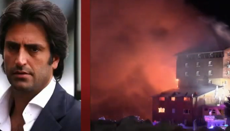 Kartalkaya’da yangın felaketine Mahsun Kırmızıgül tanıklık etti!