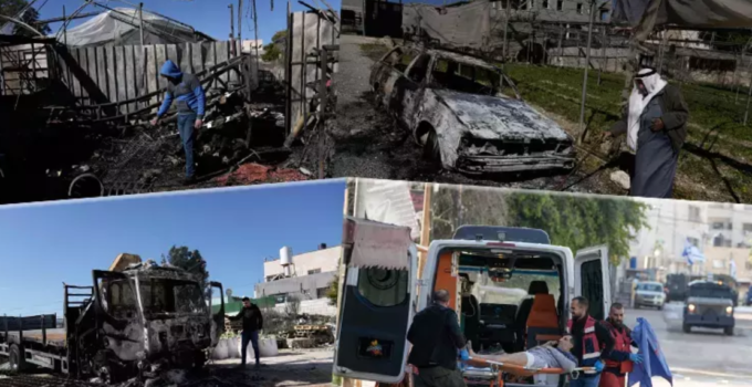 Batı Şeria’da tansiyon yükseliyor! Yüzlerinde maske ellerinde yanıcı maddelerle baskın yaptılar