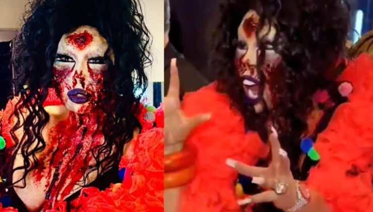 Bülent Ersoy zombi kılığında galaya katıldı!