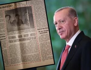 Erdoğan’ın ilk haberi müzayede ile satışa çıkıyor!
