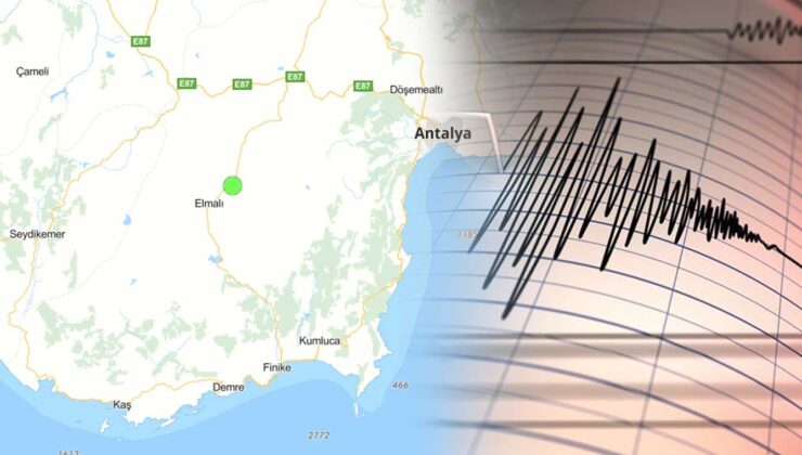 Son Dakika: Antalya’da 4.5 büyüklüğünde deprem!