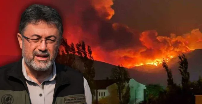 Bakan Yumaklı son durumu açıkladı! “Muğla ve Manisa kontrol altında”