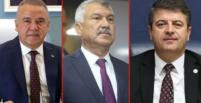 CHP’li belediyelere operasyon! Adana, Antalya ve Adıyaman Belediye Başkanları gözaltında