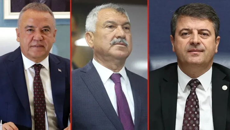CHP’li belediyelere operasyon! Adana, Antalya ve Adıyaman Belediye Başkanları gözaltında